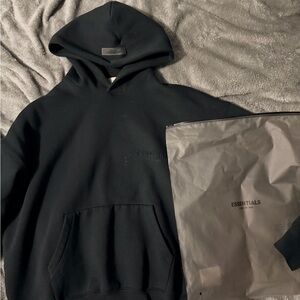 Essentials Black Hoodie